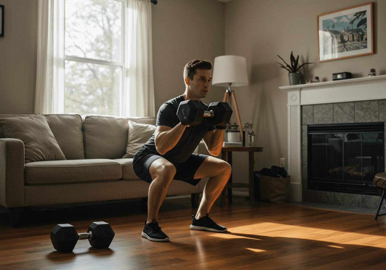 Full-Body Dumbbell Workout for Busy Beginners